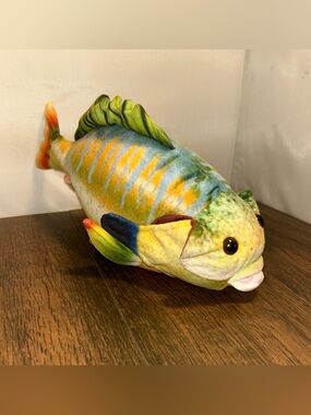 Bass Pro Shops Realistic Bluegill Blue Gill Fish Stuffed Animal Plush